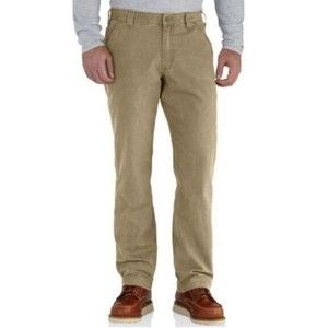 Carhartt Relaxed Fit Rugged Flex Khaki Work Pants 102291-253 Men's Size 36x32